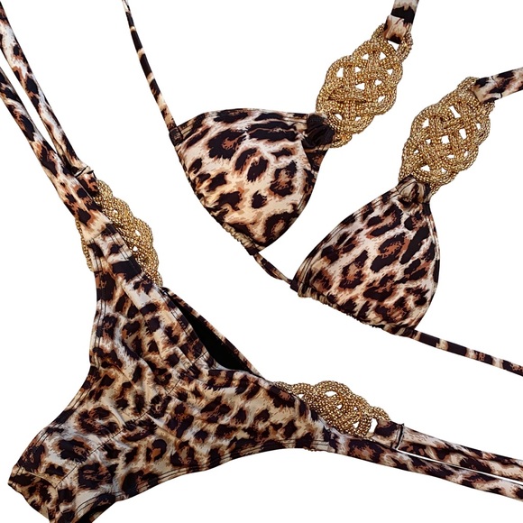 Cheetah Fashion Swimsuit. Brazilian Cut. - Picture 2 of 3